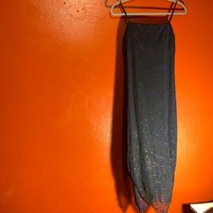 Navy blue/black sparkly dress,Size M